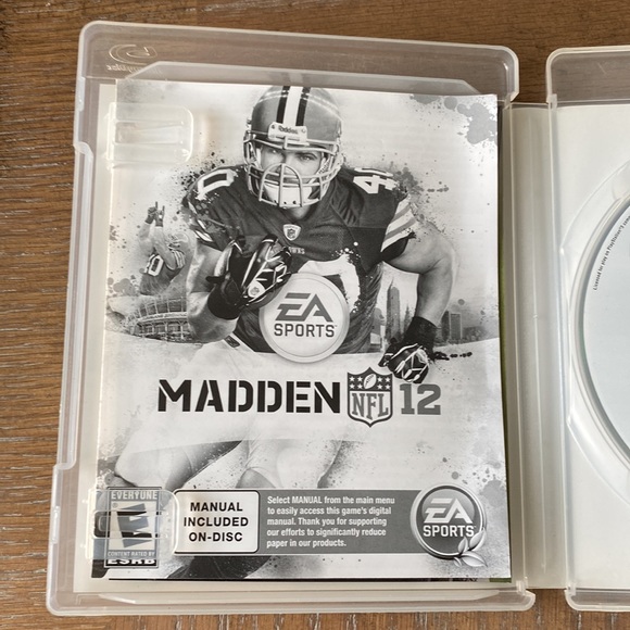 Original "Madden 2012" PlayStation 3 Game - Picture 3 of 6